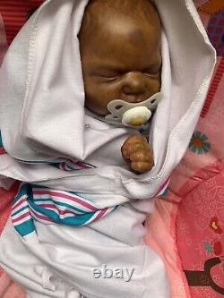 Reborn baby dolls black