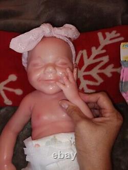 Reborn baby dolls full body silicone Girl 18