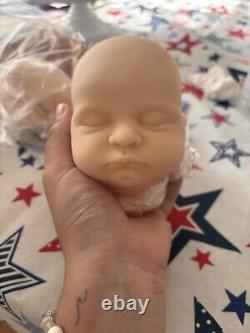 Reborn baby dolls girl sleeping Helena By Priscila Lopez LE AUTHENTIC