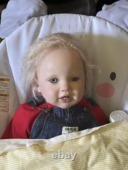 Reborn baby dolls pre owned girl Lottie By Laura Lee Eagles