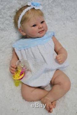 Reborn baby girl Greta by Andrea Arcello, Limited Edition Vinyl Doll Beautiful