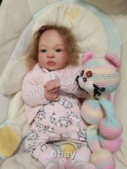 Reborn baby girl doll Shyann, beautyfully girl