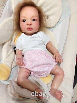 Reborn baby girl doll Shyann, beautyfully girl
