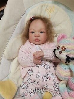 Reborn baby girl doll Shyann, beautyfully girl