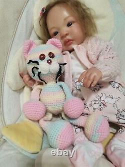 Reborn baby girl doll Shyann, beautyfully girl