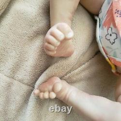 Reborn baby girl sleeping