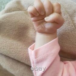 Reborn baby girl sleeping