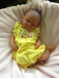 Reborn baby girl solid silicone 15 4 lb by Orange Blossom Nursery