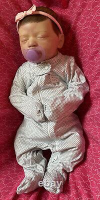 Reborn baby skya asleep