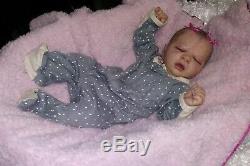 Reborn doll Nicole Russell's AZRAYA baby girl/ FULL BODY Junebird Nursery READY