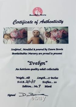 S. O. L. E Evelyn Full Body Silicone Reborn Doll by Dawn Bowie