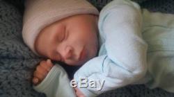 SALE SOLE Realistic Realborn Reborn Baby Boy Preemie Thomas Asleep withplate