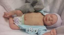 SALE SOLE Realistic Realborn Reborn Baby Boy Preemie Thomas Asleep withplate