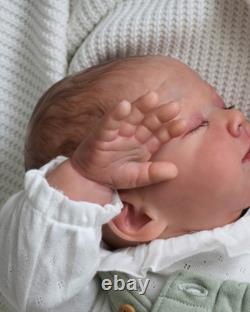 SOLE sweet reborn doll, 22 inch, 3580 grams, painted hair, magnetic pacifier SOLE sweet reborn doll, 22 inch, 3580 grams, painted hair, magnetic pacifier