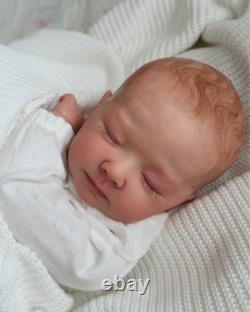 SOLE sweet reborn doll, 22 inch, 3580 grams, painted hair, magnetic pacifier