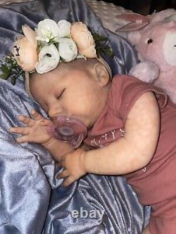 STORKS DELIVERY CO. NURSERY Reborn Baby Girl Newborn Lifelike COA Bountiful Baby