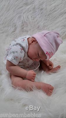 Sale Sunbeambabies Lifesize Childs Bald Reborn Baby Doll & Gift Bag Free Bottle