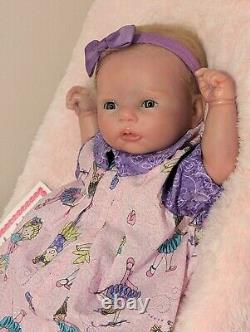 Sicily Limited Edition By Sherry Rawn 2014 Kit Reborn Baby Girl Doll Rooted Hair