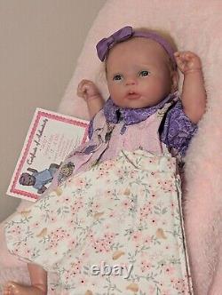 Sicily Limited Edition By Sherry Rawn 2014 Kit Reborn Baby Girl Doll Rooted Hair