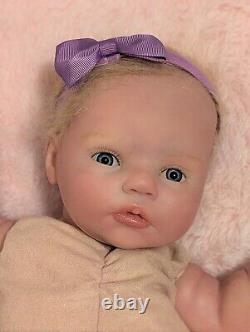 Sicily Limited Edition By Sherry Rawn 2014 Kit Reborn Baby Girl Doll Rooted Hair