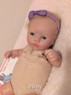 Sicily Limited Edition By Sherry Rawn 2014 Kit Reborn Baby Girl Doll Rooted Hair