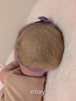 Sicily Limited Edition By Sherry Rawn 2014 Kit Reborn Baby Girl Doll Rooted Hair