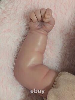 Sicily Limited Edition By Sherry Rawn 2014 Kit Reborn Baby Girl Doll Rooted Hair