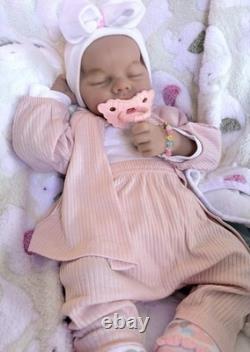 Silicone Baby Doll 18 Reborn Girl Floppy Squishy Newborn Early Christmas Sale