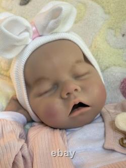 Silicone Baby Doll 18 Reborn Girl Floppy Squishy Newborn Early Christmas Sale