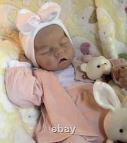 Silicone Baby Doll 18 Reborn Girl Floppy Squishy Newborn Early Christmas Sale