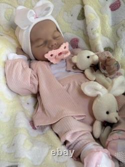 Silicone Baby Doll 18 Reborn Girl Floppy Squishy Newborn Early Christmas Sale