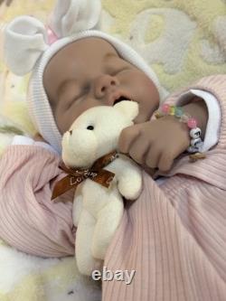 Silicone Baby Doll 18 Reborn Girl Floppy Squishy Newborn Early Christmas Sale