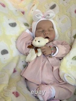 Silicone Baby Doll 18 Reborn Girl Floppy Squishy Newborn Early Christmas Sale