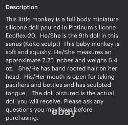 Silicone Baby Monkey