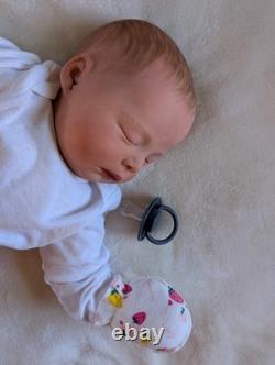 Silicone Cuddle Baby Sarah Authentic Art Doll 20 Girl Reborn Handpainted Doll