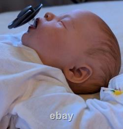 Silicone Cuddle Baby Sarah Authentic Art Doll 20 Girl Reborn Handpainted Doll