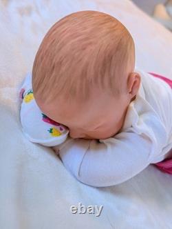 Silicone Cuddle Baby Sarah Authentic Art Doll 20 Girl Reborn Handpainted Doll