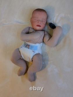 Silicone Cuddle Baby Sarah Authentic Art Doll 20 Girl Reborn Handpainted Doll