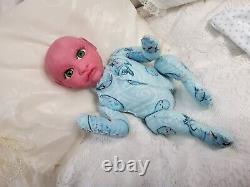 Silicone Doll Cuddle Baby Micro Preemie Ooak Reborn Baby Doll