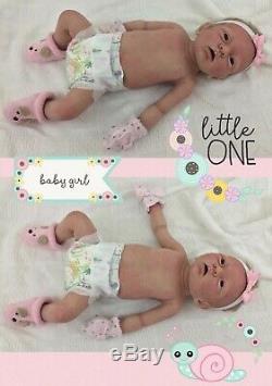 Silicone Doll Full Body Baby Girl Charlie Elena Westbrook Boo Boo Soft Eco 20 LE