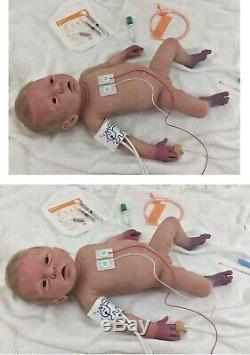 Silicone Doll Full Body Baby Girl Charlie Elena Westbrook Boo Boo Soft Eco 20 LE