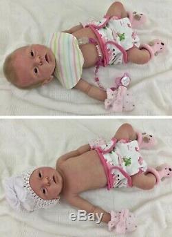 Silicone Doll Full Body Baby Girl Charlie Elena Westbrook Boo Boo Soft Eco 20 LE