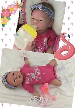 Silicone Doll Full Body Baby Girl Charlie Elena Westbrook Boo Boo Soft Eco 20 LE