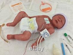 Silicone Full Body Doll Baby Girl Soft Newborn Open Mouth