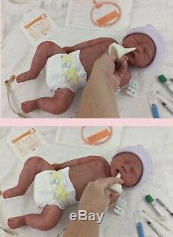 Silicone Full Body Doll Baby Girl Soft Newborn Open Mouth