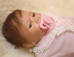 Silicone Reborn Baby Girl Boy Dolls Lifelike Collectible Full Handmade Newborn