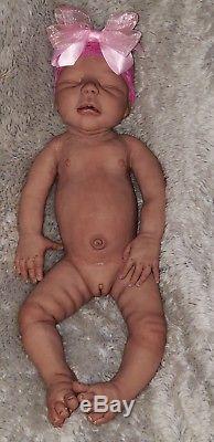 Silicone baby girl full body Brinley sculpted by mitchelle babies