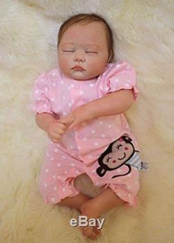 Silicone reborn baby doll 20 lifelike soft vinyl Real Babies dolls Full Real