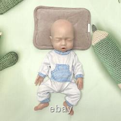 Sleeping Baby Boy Newborn 14.9'' Lifelike Reborn Baby Soft Full Silicone DollToy