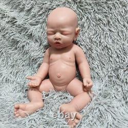Sleeping Baby Girl Newborn 17Lifelike Reborn Baby Soft Full Silicone Doll Toy